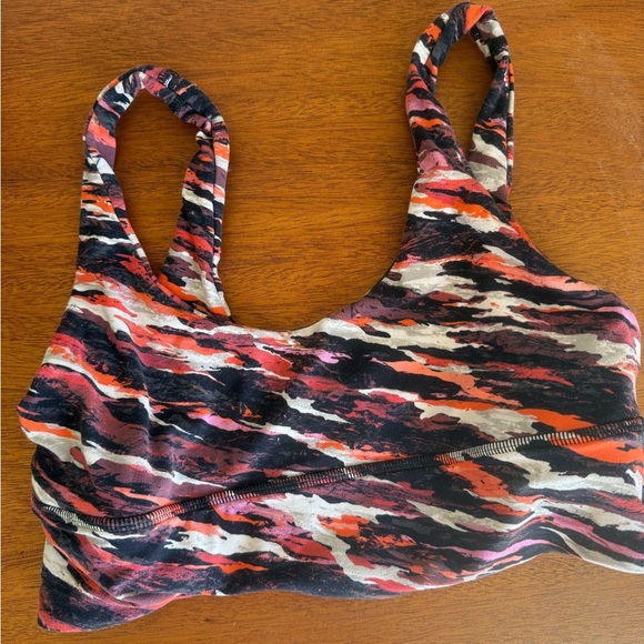 Lululemon Athletica Multicolor Camouflage Align Sports Bra - Picture 1 of 4